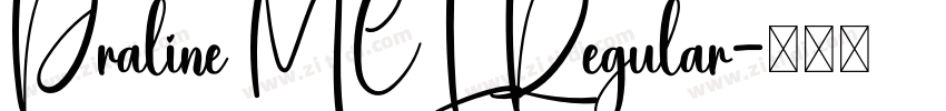 Praline MCL Regular字体转换